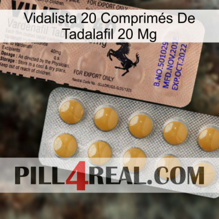 Vidalista 20 Comprimés De Tadalafil 20 Mg 41